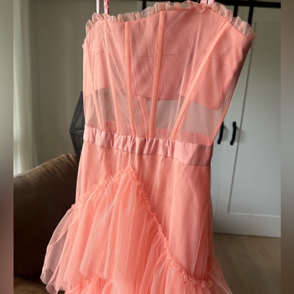 NWOT Z Crave DIDA Tulle Prom Formal Dress in Pink - Size Small - Picture 11 of 13